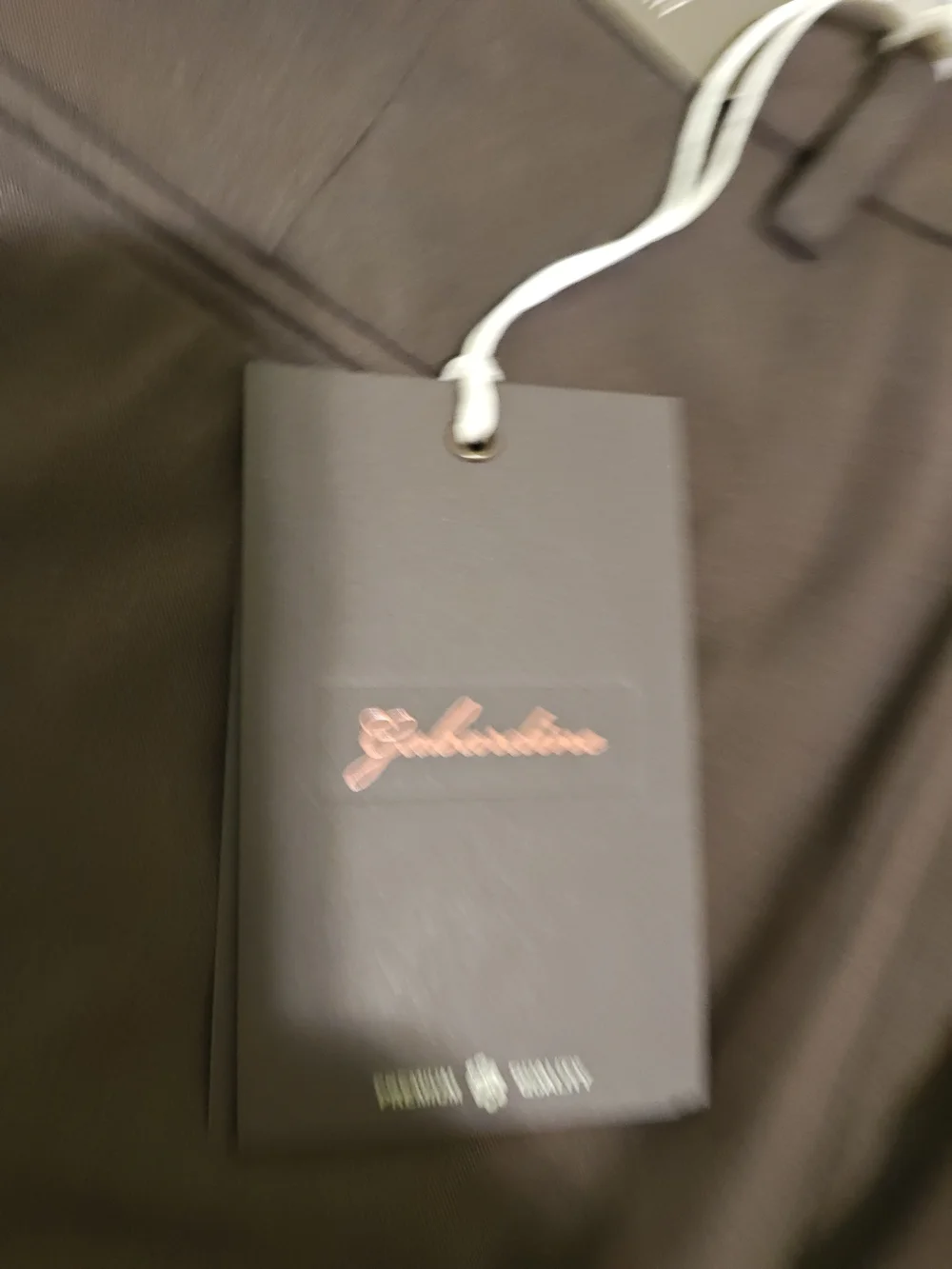 Men's Tailored Dress Pants in Chocolate Brown